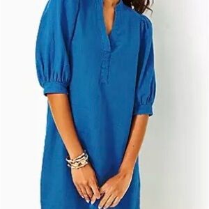 Lilly Pulitzer Linen Blue Dress